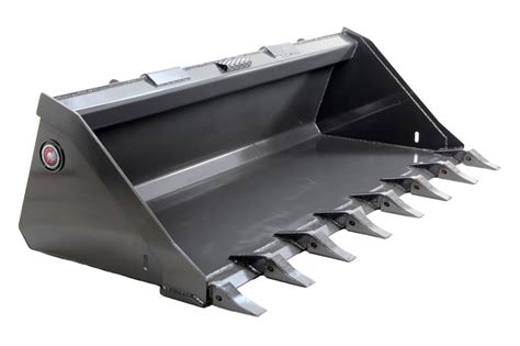 66 inch skid steer tooth bucket|heavy duty skid steer bucket.